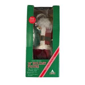 Vintage 1995 Holiday Creations African American Santa – 16"